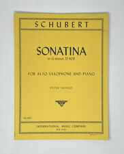 Franz Schubert Schubert Sonatina em Sol menor, D.408 para Saxofone Alto e Piano, usado comprar usado  Enviando para Brazil