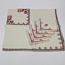 Vintage linen embroidered for sale  Rochester