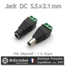 Fiche jack 5.5x2.1mm d'occasion  France
