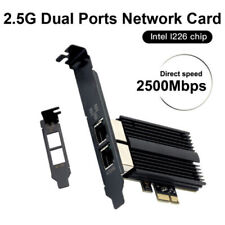 Placa de rede Gigabit Intel I226 PCI-E x1 placa de rede LAN porta dupla RJ45 LAN NIC comprar usado  Enviando para Brazil