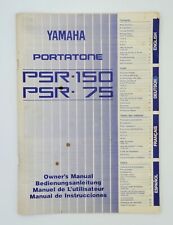 Yamaha PSR-150 - PSR-75 Teclado Digital Manual do Proprietário - 1992 Original, usado comprar usado  Enviando para Brazil