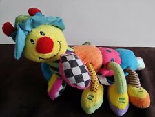 EARLY LEARNING CENTRE CATERPILLAR BUG SOFT RATTLE SCRUNCHY BABY TOY 110095 CE for sale  BRADFORD-ON-AVON