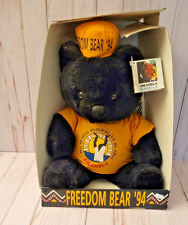 Nelson Mandela Freedom Bear '94 Black Still In Box Extremely rare for sale  Shipping to South Africa