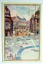 Usado, Postcard - THE WALDORF HOTEL, WESTMINSTER, LONDON - 1923 - Map - (DRG17-2) comprar usado  Enviando para Brazil