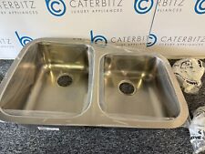 New Blanco Supreme 735 -U Stainless steel Double Bowl Basin undermount sink, used for sale  Shipping to South Africa