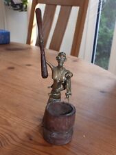 Vintage brass wood for sale  HAMPTON