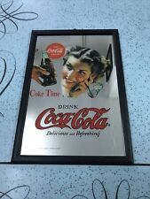 coca cola advertising sign for sale  BEXLEYHEATH