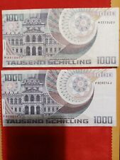 Banconota austria 1000 usato  Torino