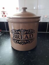 Stoneware bread container for sale  READING