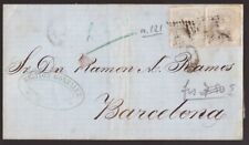 Spagna 1872 lettera usato  Venaria Reale