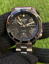 Usado, Relógio masculino Nixon Ranger GMT mostrador preto A941000 pulseira de aço inoxidável comprar usado  Enviando para Brazil