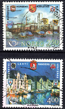 1986 Noruega - Yvert Tellier número de gato  904/5 usado SISTER TOWNS Ålesund/Moss segunda mano  Embacar hacia Argentina