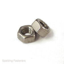 Used, UNF Imperial A2 Stainless Steel Hex Full Nuts  8,10, 1/4 5/16 3/8 7/16 1/2" 5/8" for sale  Shipping to South Africa
