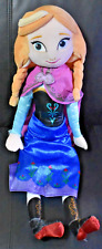 Boneca de Pano Disney Frozen Anna Grande 24” Pelúcia por Jay Franco com Capa, usado comprar usado  Enviando para Brazil