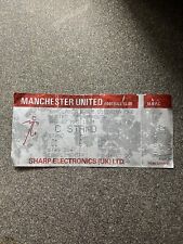 Tickets stub manchester for sale  WIGAN