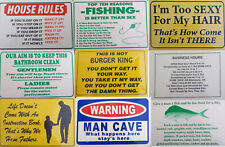 Plastic signs collectible for sale  Myrtle Beach