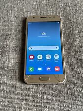 Samsung Galaxy J3 2017 złoty odblokowany 16GB - działa, ale pęknięty - odblokowany na sprzedaż  Wysyłka do Poland