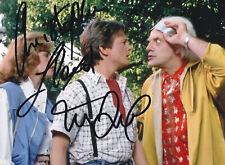 Michael J. Fox Christopher Lloyd  Retour vers le futur    Autograph  Autographe na sprzedaż  Wysyłka do Poland