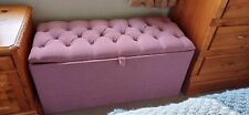 Vintage pink chesterfield for sale  LEEDS