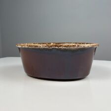 Vintage Hull pottery oven proof oval drip glaze casserole made in USA for sale  Shipping to South Africa