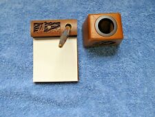 Porta-caneta de mesa vintage a laser madeira nogueira veleiro patos gravado a laser e comprar usado  Enviando para Brazil
