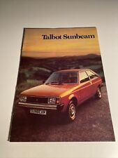 Talbot sunbeam car for sale  NEWCASTLE UPON TYNE