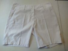 Shorts de golfe Adidas feminino 10 (W30 L9 R9.5) poliéster branco elástico conforto  comprar usado  Enviando para Brazil
