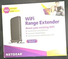 NETGEAR N600 Dual Band Wi-Fi Range Extender Boost Existing Wi-Fi 4 Port Capacity for sale  Shipping to South Africa