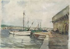 Henri miloch aquarelle d'occasion  Vannes