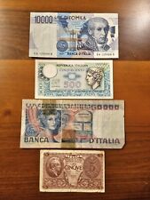 Quartetto banconote italiane usato  Ragusa