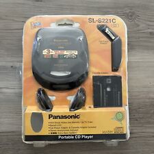 Reproductor de CD portátil Panasonic SL-S221C trituradora antichoque XBS con accesorios Walkman segunda mano  Embacar hacia Argentina