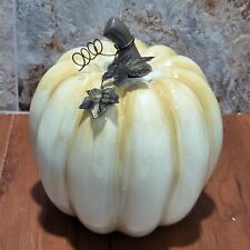 Yellow ceramic pumpkin for sale  Humble