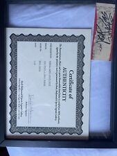 Certificate signed ticket for sale  Glendale Heights