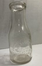 Vintage Eau Claire. Wi  One Pint Milk Bottle Oak Park Dairy  for sale  Shipping to South Africa