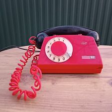 Used, Vintage phone Poland Telkom Aster. Red original. USSR for sale  Shipping to South Africa