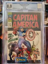 Capitán América #100 CGC 8.0 Blanco Edición Italiana Llave Extranjera Jack Kirby segunda mano  Embacar hacia Argentina