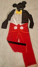 Fantasia infantil Mickey Mouse luxo infantil calça smoking vermelha, colete preto, orelhas comprar usado  Enviando para Brazil