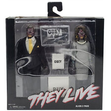 Boneco de ação NECA They Live Alien pacote com 2 escala 8" vestido caixa oficial dobrado comprar usado  Enviando para Brazil