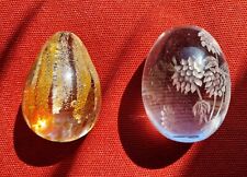 Glass crystal eggs for sale  LONDON