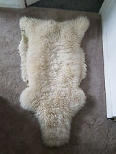 Sheepskin rug white for sale  REDCAR