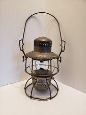 Vintage Canadian National Railroad Lantern Clear Globe Hiram L. Piper Co.  for sale  Shipping to South Africa