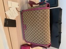 Gucci baby changing bag pink , used for sale  LONDON