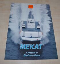 Mekat Katamaran Blohm+Voss Fleet Navy Brochure Broszura Broszura, używany na sprzedaż  PL