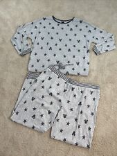 Acogedor conjunto de 2 piezas de pijama Disney Mickey Womans talla 2XL gris nuevo, usado segunda mano  Embacar hacia Mexico