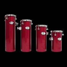 Octobans - Chaos Metal Forge Alu Beat Cannon Toms - Kit de bateria Red Sparkle comprar usado  Enviando para Brazil