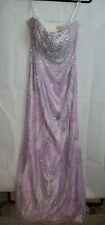 Used, Alyce Designs Formal Purple Sequins Dress Size 14 for sale  Shipping to South Africa