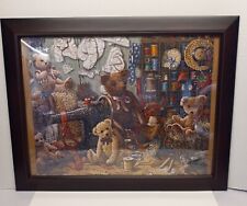 Used, Teddy Bear Workshop Completed Framed Puzzle Janet Kruskamp Cobble Hill 500 Piece for sale  Shipping to South Africa