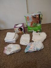 gDiapers Disposable Inserts, Sz M/L/XL 13-36 lbs Cloth liners elastic diaper lot for sale  Shipping to South Africa