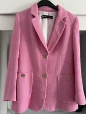 Zara pink blazer for sale  BLACKPOOL