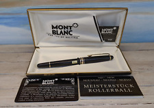 Pluma Rollerball MONTBLANC Meisterstuck Gold Trim Classique 163 con Alemania, ¡NUEVO DE NUEVO! segunda mano  Embacar hacia Mexico